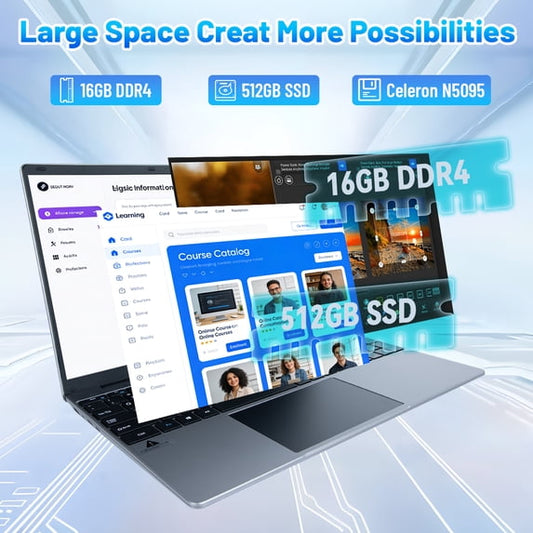 15.6" Laptop – 16GB RAM, 512GB SSD