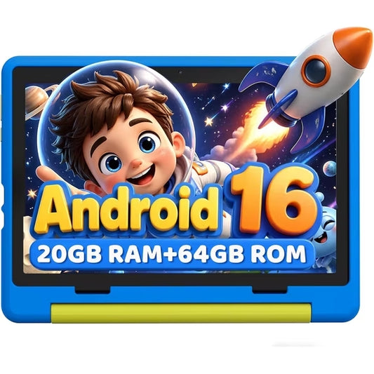 ugrihach Android 16 Blue kids tablet 